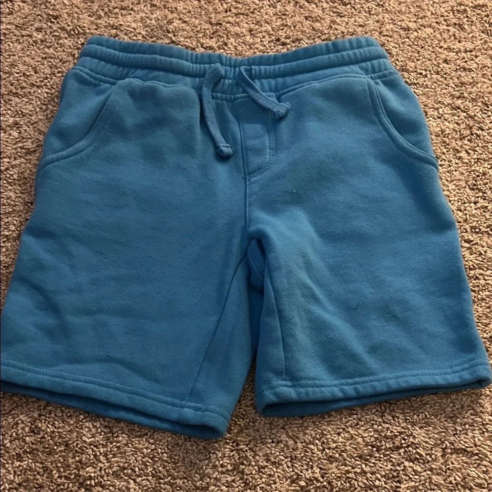 New FabKids Blue and Black Shorts Set